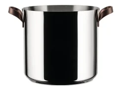 Olla Alessi PU100/24 de acero inoxidable 24 cm – Diseño Patricia Urquiola, ideal para cocción en líquidos hirviendo