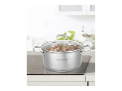 Olla de 32 cm con tapa – Acero inoxidable