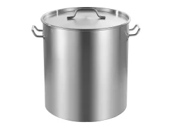 Olla de Acero Inoxidable SucceBuy, 60,5 Litros, con Tapa con Cesta para Cocinar