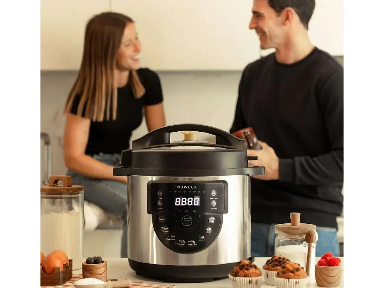 Olla Programable Chef Pot V170 Negro - Newlux