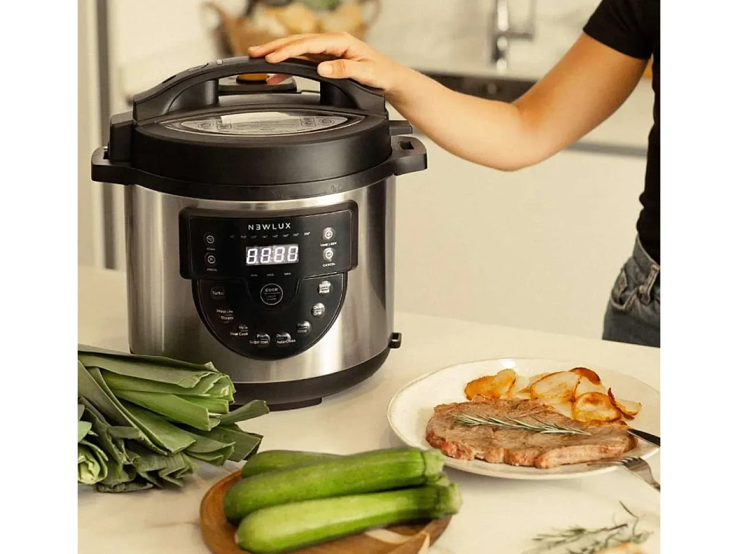 Olla Programable Chef Pot V170 Negro - Newlux