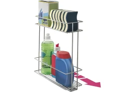 Organizador de Almacenamiento Desmontable IN&OUT XL Metaltex Polytherm® Metallic