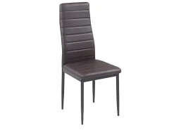 Pack 6 sillas C-05 marrón, poli piel y estructura metalica excelente relación calidad precio transformará la decoración de tu hogar aportando exclusividad en estilo