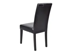 Pack 4 Sillas Comedor Guevara Negro Mate Castaño