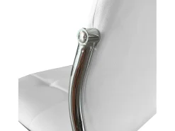 Pack 2 Sillas Comedor Laci Moderno Polipiel Cromadas 101x51x45 cm