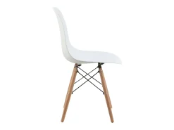Pack 4 Sillas Comedor nórdicas Vintage Blanco Patas Haya 83x51x47 cm