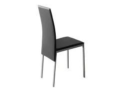 Pack 4 Sillas Comedor Saona Contemporáneo Negro 97x56x43
