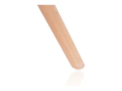 Pack 4 sillas con estructura en madera de haya y base en negro 46 cm Tower Wood Negro