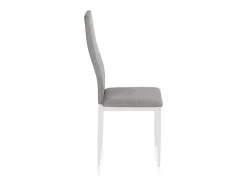 Pack 6 sillas de comedor Yuri Gris oscuro–Blanco