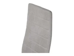 Pack 6 sillas de comedor Yuri Gris oscuro–Blanco