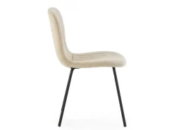 Pack 4 sillas Lucky tapizadas en tela color beige