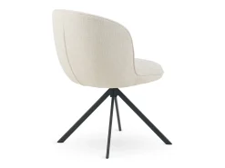 Pack 4 sillas tapizadas tweed blanco moteado