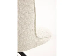 Pack 4 sillas tapizadas tweed blanco moteado