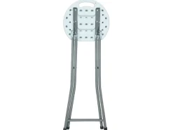 Pack 4 Taburetes Plegables Alto Blanco 30x76cm 7house