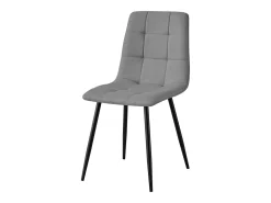 Pack comedor sillas Raf estilo industrial gris y negro (2) 85x43x48 cm