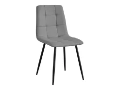 Pack comedor sillas Raf estilo industrial gris y negro (2) 85x43x48 cm