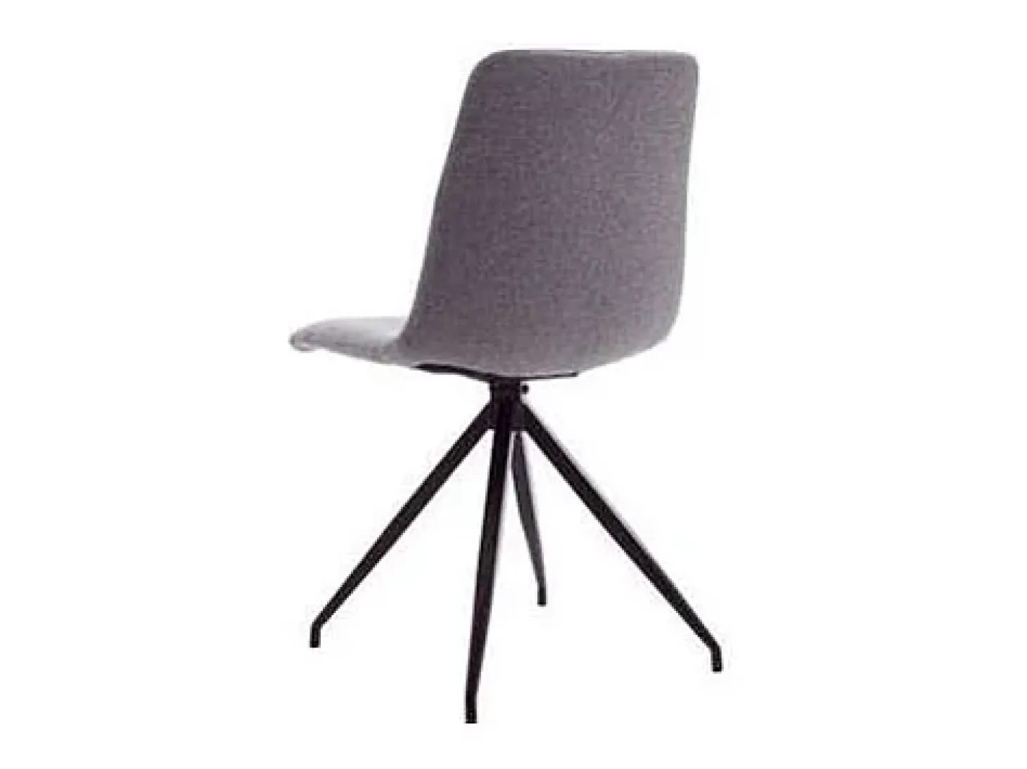 Pack de 4 sillas Alicante tapizadas en gris, 91 cm (alto) 46 cm (ancho) 51 cm (fondo)