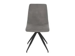 Pack de 4 sillas Alicante tapizadas en gris, 91 cm (alto) 46 cm (ancho) 51 cm (fondo)