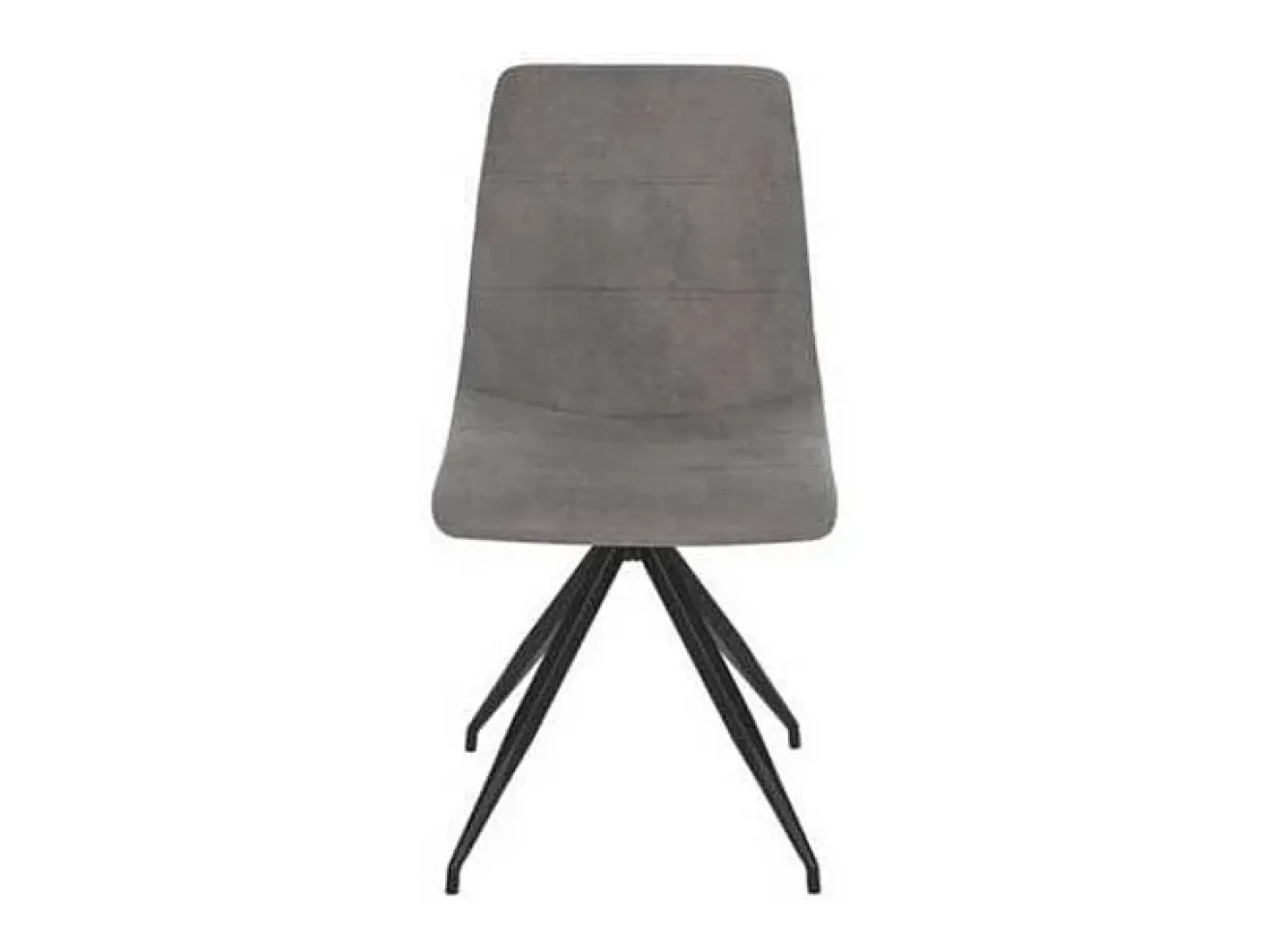 Pack de 4 sillas Alicante tapizadas en gris, 91 cm (alto) 46 cm (ancho) 51 cm (fondo)