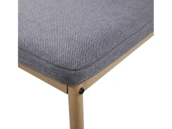 Pack de 4 sillas Avant gris acero aserradas