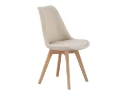 Pack de 4 sillas Bistro asiento acolchado beige Adec