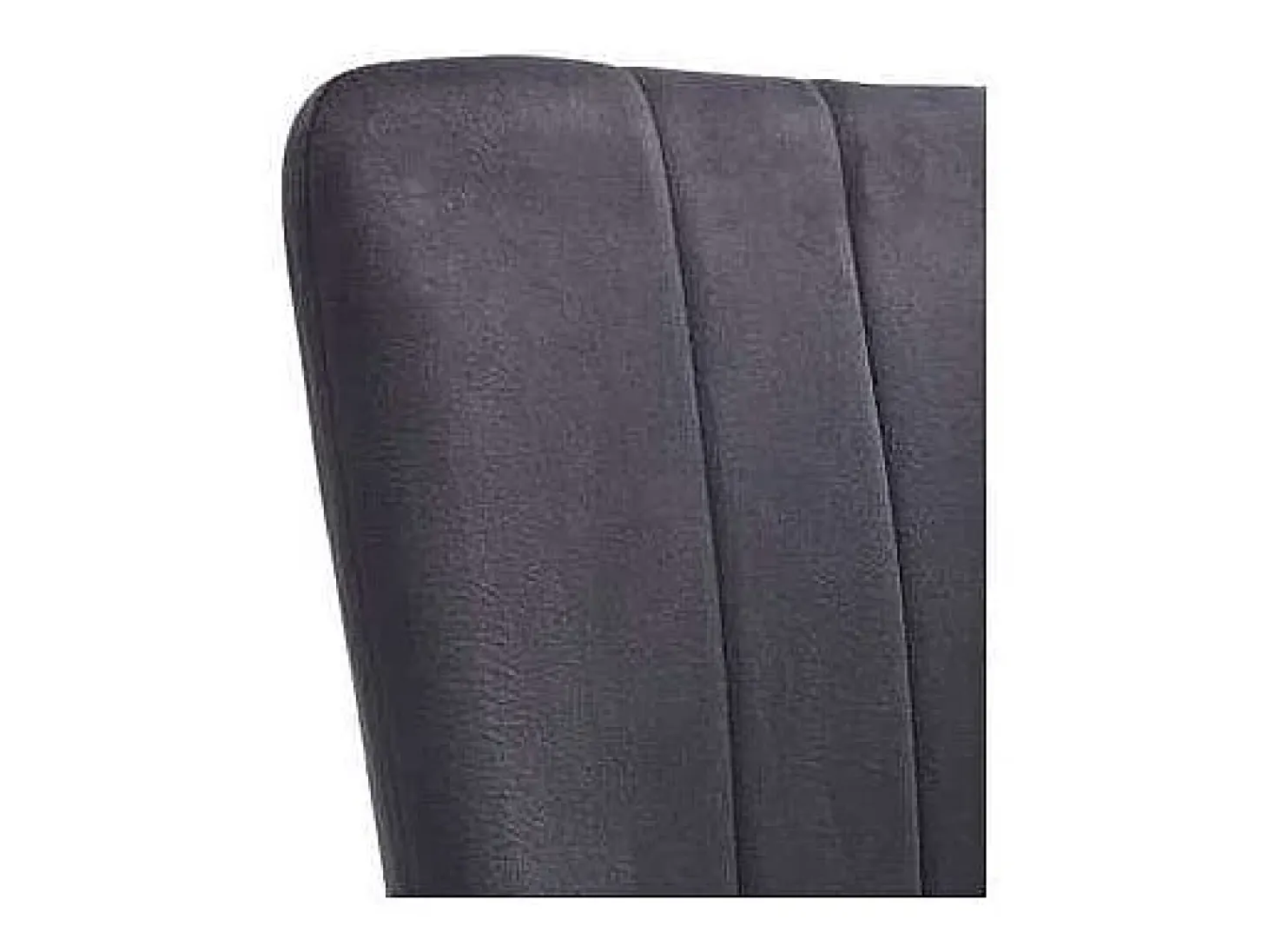 Pack de 6 sillas Cangas tapizadas en tejido velvet negro patas negras. 42cm(ancho ) 92cm(a