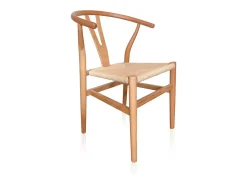 Pack de 2 sillas de comedor Kioto natural Adec