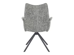 Pack de 2 sillas de comedor u oficina de 93x63x62 cm giratorias de tela en musgo Andrea