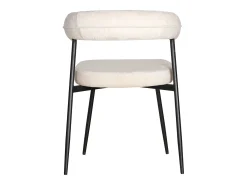 Pack de 2 sillas de tela beige THEA