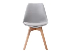 Pack de 4 sillas escandinavas NORA color gris con cojín
