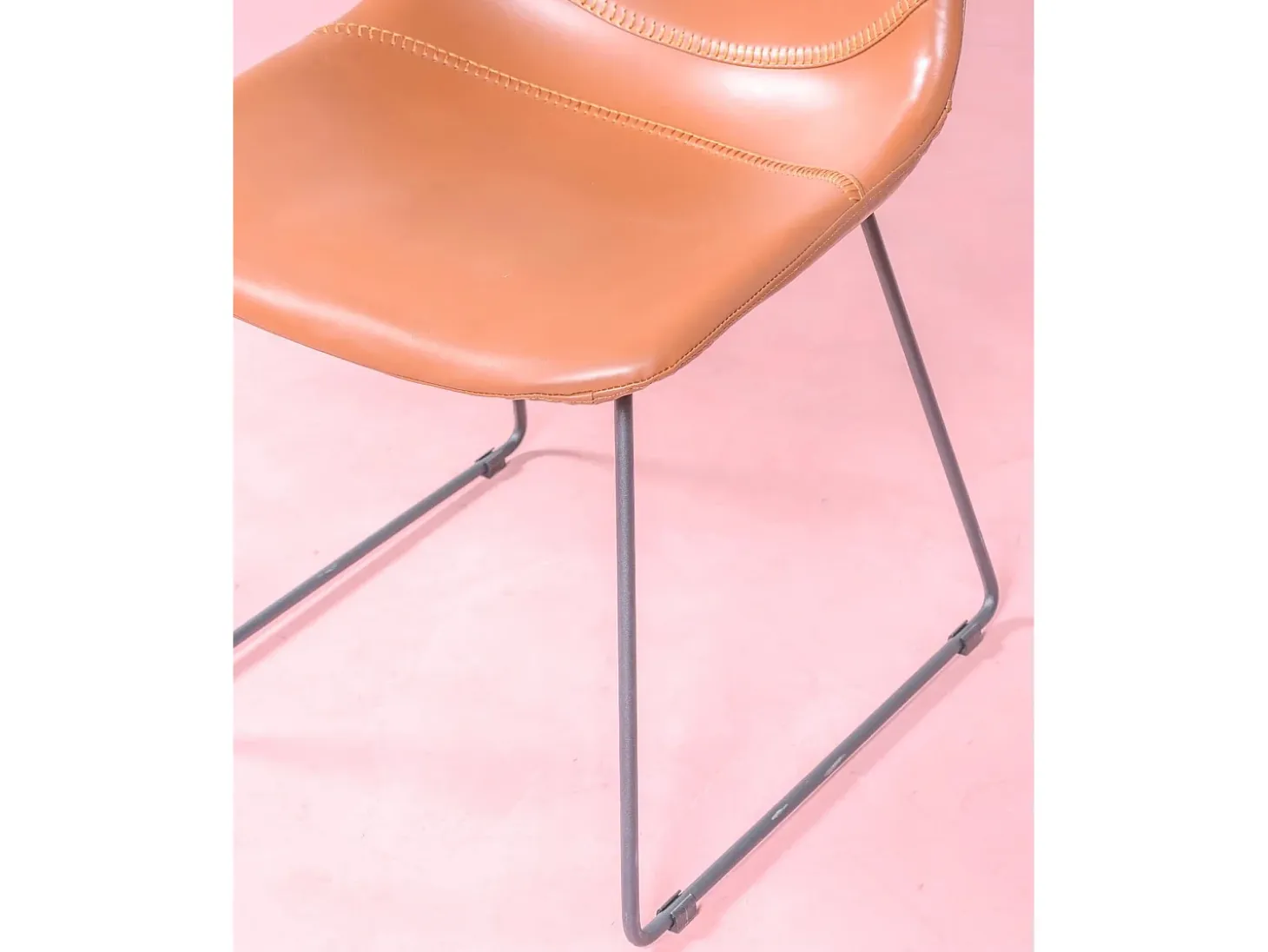 Pack de 2 sillas industriales - City - Naranja