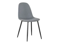 Pack de 4 sillas James gris acero