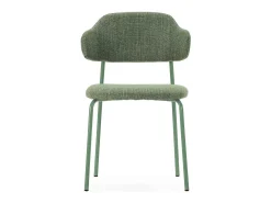 Pack de 4 sillas md-Joel tapizado textil verde, 78cm(alto) 51cm(ancho) 53cm(largo)