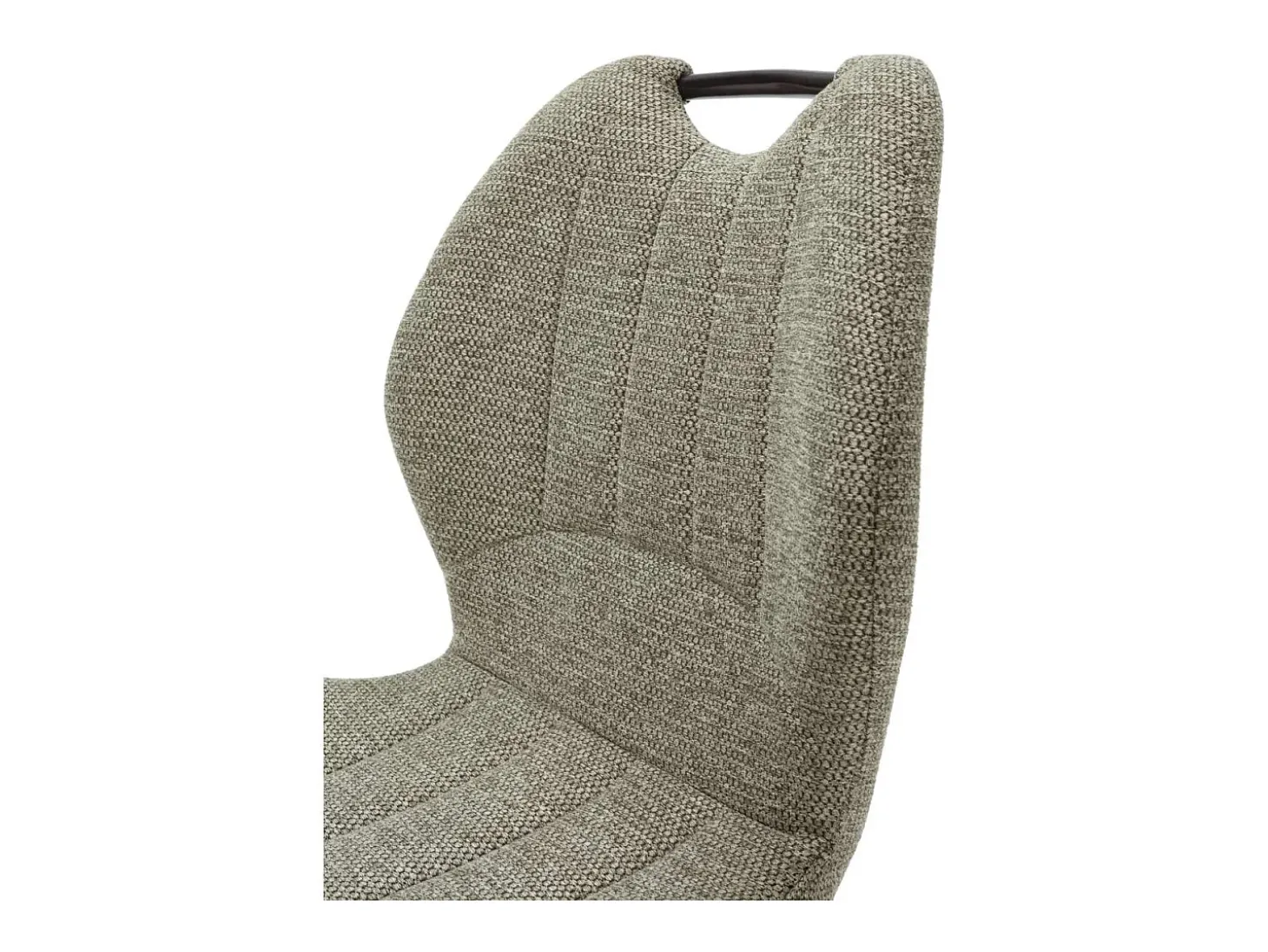 Pack de 4 sillas md-Omar tapizado textil verde/negro, 86cm(alto) 48cm(ancho) 58cm(largo)