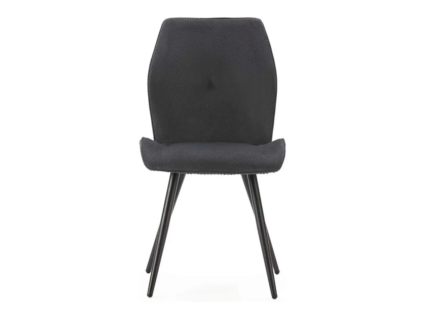 Pack de 2 sillas modelo Adara tapizado textil negro, 91cm(alto) 46cm(ancho) 62cm(largo)