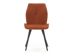 Pack de 2 sillas modelo Adara tapizado textil teja, 91cm(alto) 46cm(ancho) 62cm(largo)