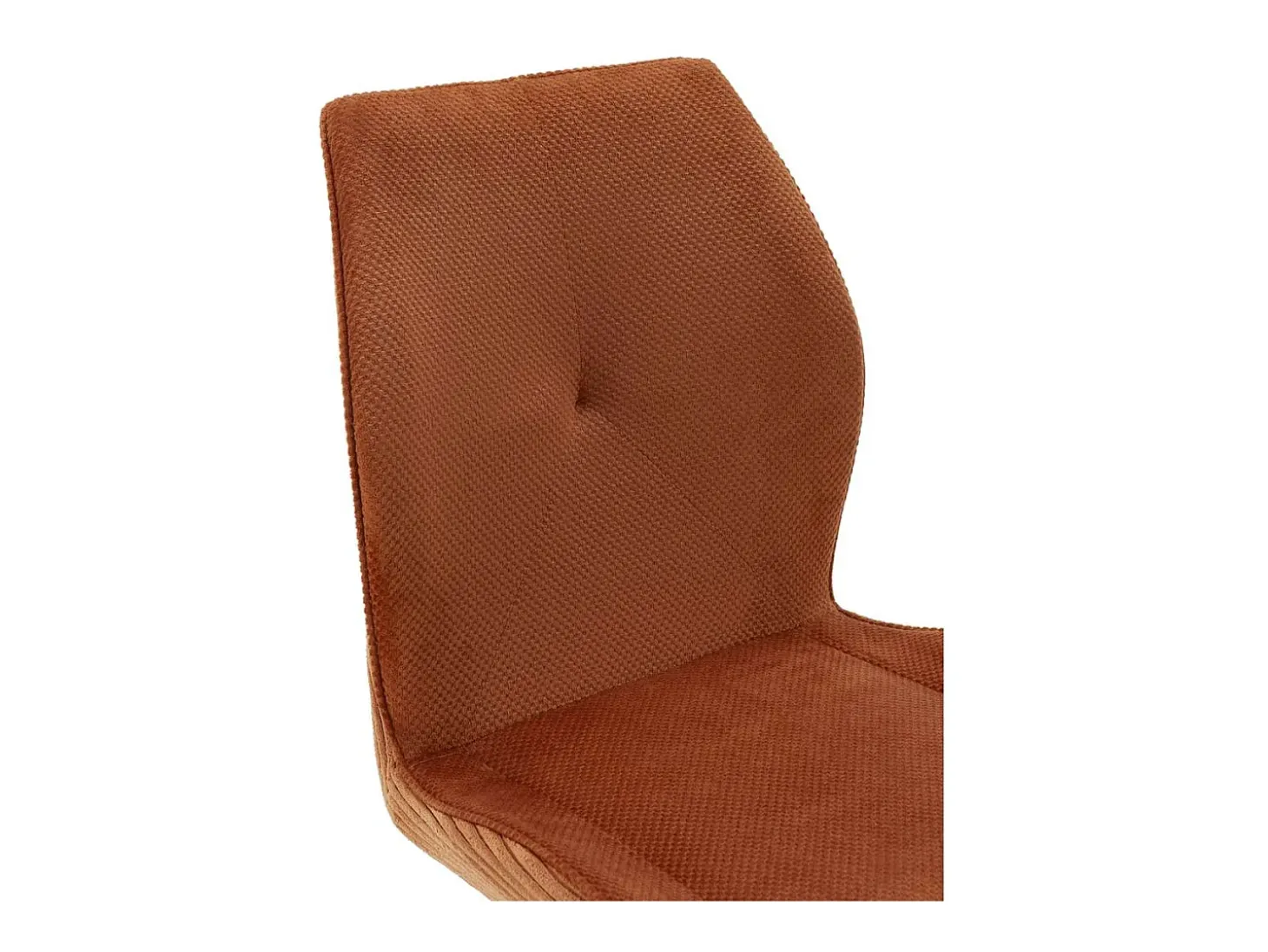 Pack de 2 sillas modelo Adara tapizado textil teja, 91cm(alto) 46cm(ancho) 62cm(largo)