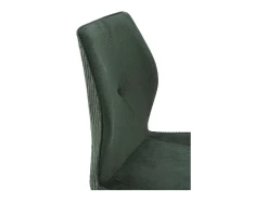 Pack de 2 sillas modelo Adara tapizado textil verde, 91cm(alto) 46cm(ancho) 62cm(largo)