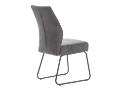 Pack de 4 sillas modelo Alicia tapizado textil gris antracita, 97cm(alto) 45cm(ancho) 62cm