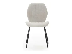 Pack de 4 sillas modelo Miño tapizado textil blanco, 85cm(alto) 47cm(ancho) 58cm(largo)
