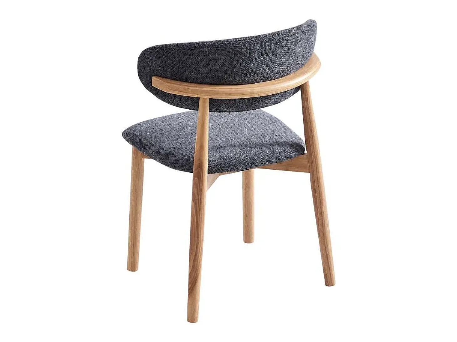 Pack de 2 sillas para cocina o comedor Vera tapizado textil gris/natural,79cm(alto) 48cm(a