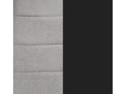 Pack de 6 Sillas Tapizadas para Comedor/Salón – Marengo y Patas Negras en Aluminio, Dimensiones: 40 cm x 42 cm x 96 Cm