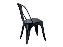 Pack de 4 sillas Tolix negro 85x45x45 cm Adec