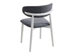 Pack de 2 sillas Vera respaldo curvo gris/blanco 79x48x45 cm Adec