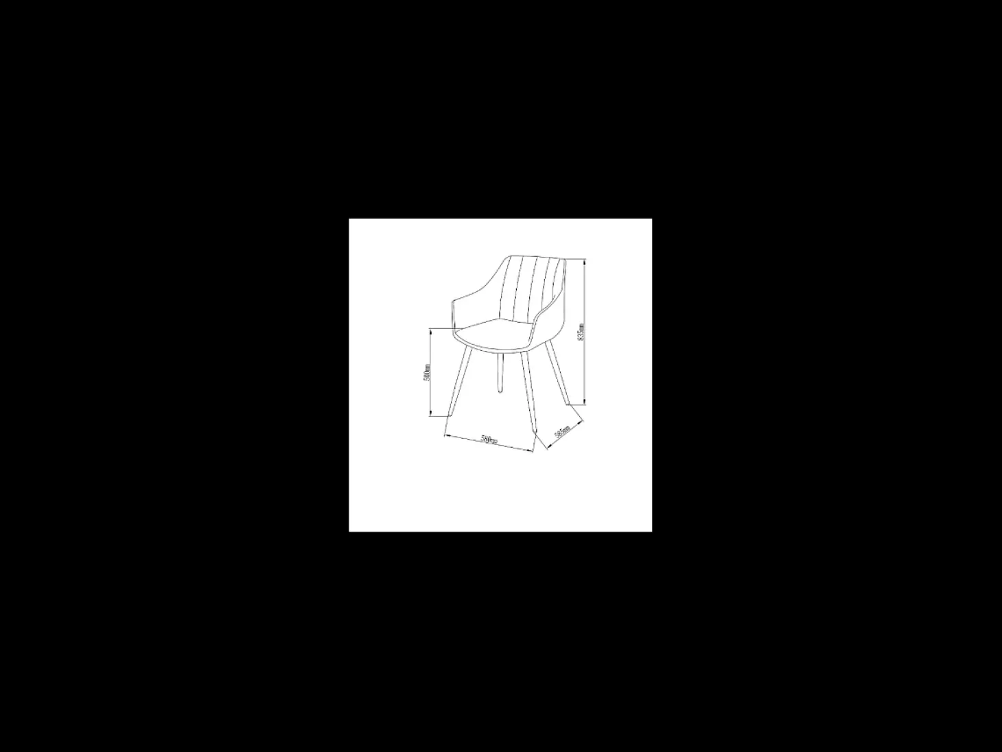 Pack de 2 sillones modelo Renata tapizados en textil gris piedra, 57cm(ancho ) 83.5cm(altu