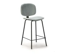Pack de 2 taburetes modelo MARIO acabado aguamarina, 65/98cm(alto) 50cm(ancho) 44cm (largo