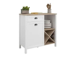 Pack de Buffets Cocina Coper Blanco y Roble