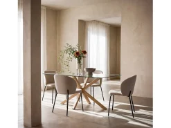 Packs 4 sillas Beige 49 x 80 cm