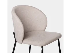 Packs 4 sillas Beige 49 x 80 cm