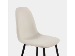 Packs 4 sillas Beige 44 x 84 cm